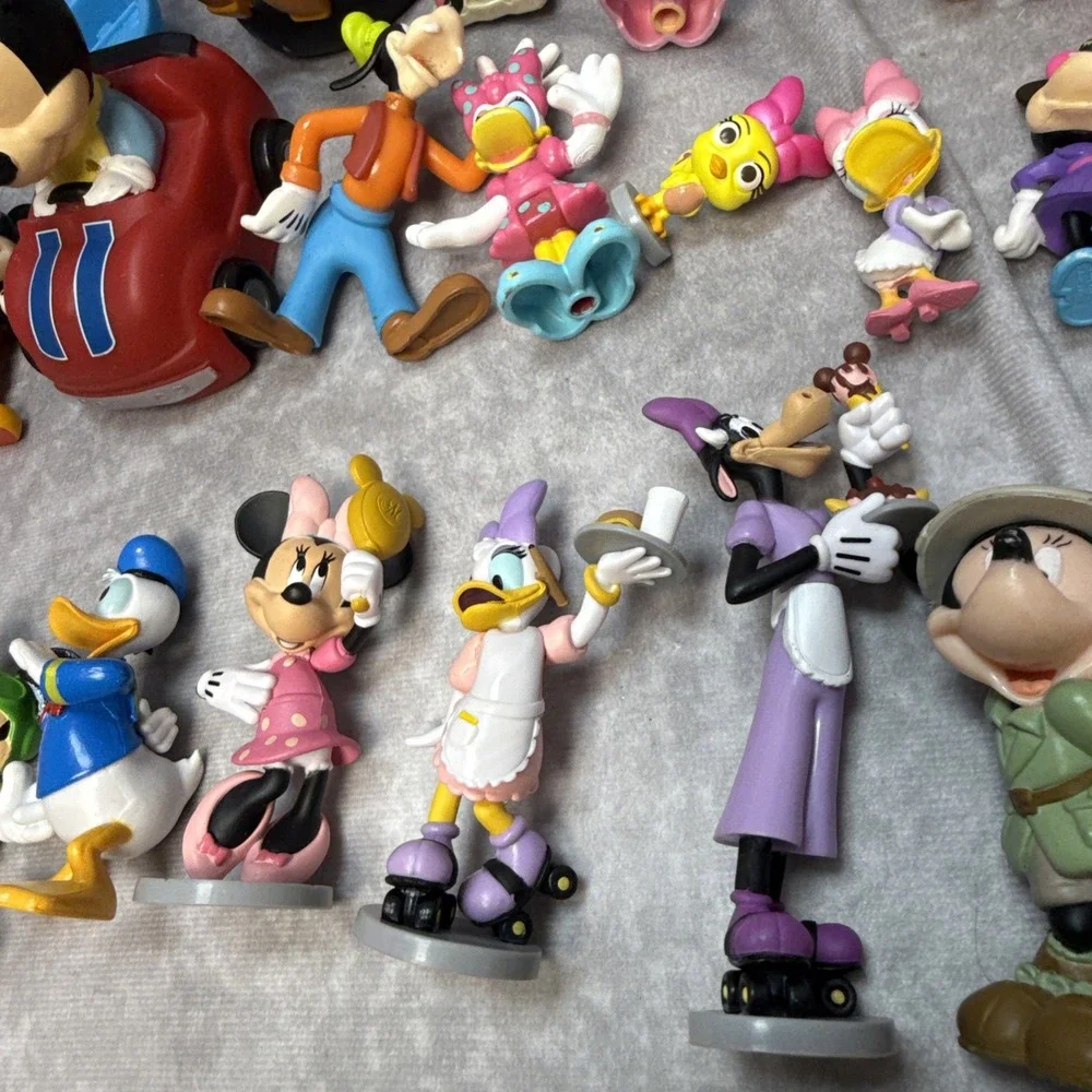 Fisher Price Little People Mickey & Minnie Mouse House Figures Lot Of 28 Vintage